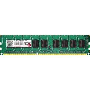 Transcend 4GB DDR3 SDRAM Memory Module - For Workstation - 4 GB (1 x 4GB) DDR3 SDRAM - 1333 MHz - 1.50 V - ECC - Unbuffered - DIMM