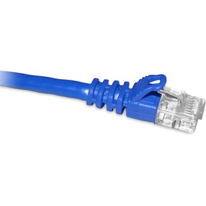 ENET Cat.6a Network Cable - 10 ft Category 6a Network Cable for Network Device - First End: 1 x RJ-45 Network - Male - Second End: 1 x RJ-45 Network - Male - Shielding - Blue - TAA Compliant