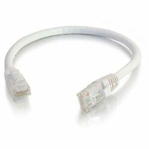 Quiktron Q-Series Patch Cords, CAT6, booted, White, 35 FT