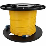 AddOn 78m SC to LC Yellow OS2 Duplex OFNP (Plenum-Rated) SMF Fiber Patch Cable