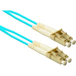 ENET Fiber Optic Duplex Network Cable - 92 ft Fiber Optic Network Cable for Network Device - First End: 2 x LC Network - Male - Second End: 2 x LC Network - Male - 10 Gbit/s - 50/125 &micro;m - Aqua