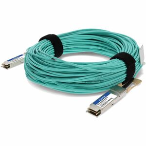 AddOn MSA and TAA Compliant 100GBase-AOC QSFP28 Active Optical Cable (850nm, MMF, 30m)
