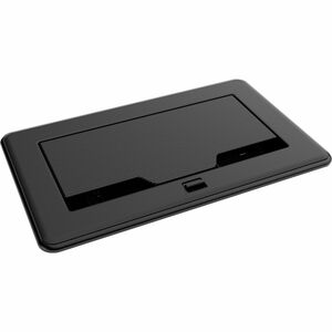 Crestron FlipTop FT2-202-MECH-PTL-B FT2 Cable Protection - Pass-Through Lid - Black - Metal