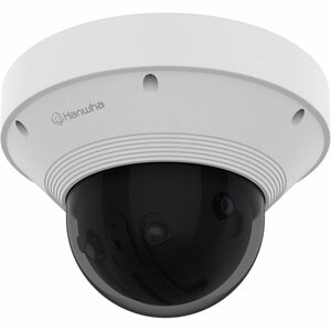 Hanwha Dome Cover - Security - Aluminum, Polycarbonate - White, Transparent Smoke, Silver