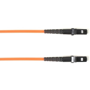Black Box Fiber Optic Patch Network Cable - 26.30 ft Fiber Optic Network Cable for Network Device - First End: 1 x MT-RJ Network - Male - Second End: 1 x MT-RJ Network - Male - 10 Gbit/s - Patch Cable - LSZH - 62.5/125 &micro;m - Orange - TAA Compliant