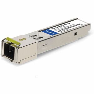 AddOn MSA and TAA 1000Base-BX SFP Transceiver (SMF, 1550nmTx/1310nmRx, 20km, SC, DOM)
