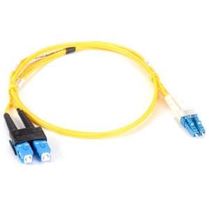 Black Box Fiber Optic Duplex Patch Cable - LC Male - SC Male - 65.62ft