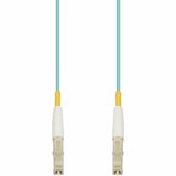 AddOn 45m LC to LC Aqua OM4 Simplex OFNR (Riser-Rated) Fiber Patch Cable