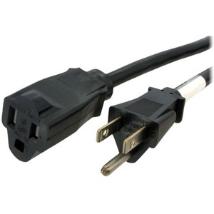 Axiom Power Extension Cord - For Computer, Monitor - 125 V AC / 13 A - 1 ft Cord Length - NEMA 5-15P / NEMA 5-15R