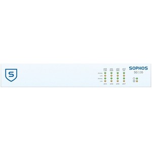 Sophos SG 135w Network Security/Firewall Appliance - 8 Port - 1000Base-T - Gigabit Ethernet - Wireless LAN IEEE 802.11ac - 8 x RJ-45 - 1U - Desktop, Rack-mountable