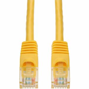 AddOn 150ft Yellow CAT 6 PVC Ethernet Cable Snagless Bubble Boot RJ-45 M/M