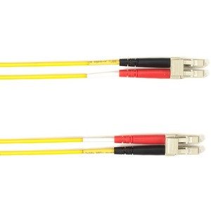 Black Box Fiber Optic Duplex Patch Network Cable - 19.70 ft Fiber Optic Network Cable for Network Device - First End: 2 x LC Network - Male - Second End: 2 x LC Network - Male - 1 Gbit/s - Patch Cable - OFNP, OFNR - 62.5/125 &micro;m - Yellow - TAA Compliant
