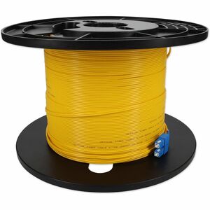 AddOn 56m SC to SC Yellow OS2 Duplex OFNR (Riser-Rated) SMF Fiber Patch Cable