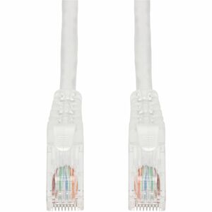 AddOn 7ft White CAT 6 PVC Ethernet Cable Snagless Clear-Claw RJ-45 M/M