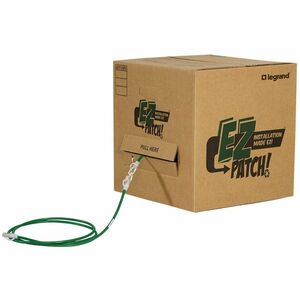Ortronics EZ Patch Box, CAT6A, 7FT,Green, 40PK