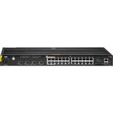 HPE CX 4100i Ethernet Switch - 24 Ports - Manageable - Gigabit Ethernet, 10 Gigabit Ethernet - 10/100/1000Base-T, 10GBase-X - 3 Layer Supported - Modular - 62 W Power Consumption - 240 W PoE Budget - Twisted Pair, Optical Fiber - PoE Ports - 1U - Rack-mountable, DIN Rail Mountable - 5 Year Limited Warranty