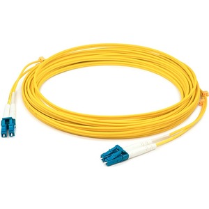 AddOn 57m LC to LC Yellow OS2 Duplex LSZH SMF Fiber Patch Cable
