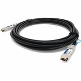 AddOn Juniper Networks® JNP-QSFP-DAC-2-5M Compatible TAA Compliant 40GBase-CU QSFP+ Direct Attach Cable (Passive Twinax, 2.5m)