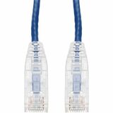 AddOn 46ft Blue CAT 5E Slim PVC Ethernet Cable Snagless Clear-Claw RJ-45 M/M