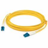 AddOn 54m LC to LC Yellow OS2 Duplex OFNP (Plenum-Rated) SMF Fiber Patch Cable