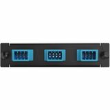 Ortronics Q-Series acclAIM, Fiber Conversion Adapter Panels, 24 Fiber, Blue