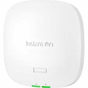 HPE Instant On AP32 Tri Band IEEE 802.11ax 3.60 Gbit/s Wireless Access Point - Indoor - 2.40 GHz, 5 GHz, 6 GHz - MIMO Technology - 1 x Network (RJ-45) - 2.5 Gigabit Ethernet - 11 W - Ceiling Mountable, Wall Mountable, Rail-mountable, Flush Mount