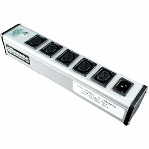 Wiremold Plug-In Outlet Center 5-Outlet Power Strip - IEC 60320 C14 - 5 x IEC 60320 C14 - 230 V AC Voltage - Gray