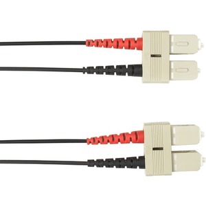 Black Box Fiber Optic Patch Network Cable - 3.28 ft Fiber Optic Network Cable for Network Device - First End: SC Network - Male - Second End: SC Network - Male - Patch Cable