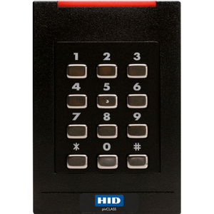 HID pivCLASS Rk40-h Smart Card Reader - Cable - Black
