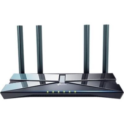 [21TPLinkWR4port-AX10] TP-Link Archer AX1500 Dual-Band Wi-Fi 6 Router, Black