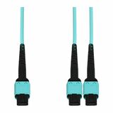 AddOn 4m MPO/UPC to 2xMPO/UPC Aqua OM4 LSZH 16-Strand Fiber Fanout Cable