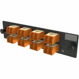 Ortronics Q-Series Keyed OFP Adapter Panel 16 Fibers, Orange