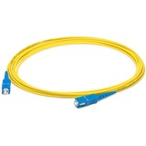 AddOn 94m SC to SC Yellow OS2 Simplex OFNP (Plenum-Rated) SMF Fiber Patch Cable