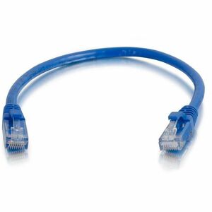 Quiktron 9ft Q-Series Cat6a Snagless (UTP) Ethernet Network Patch Cable, CM Rated - Blue