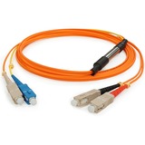 AddOn 1m SC (Male) Orange OM2 to SC (Male) Yellow OS2 Duplex OFNR Mode Conditioning Cable