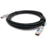 AddOn Cisco® QSFP-H40G-CU1M to Extreme Networks® 10312 Compatible TAA Compliant 40GBase-CU QSFP+ to QSFP+ Direct Attach Cable (Passive Twinax, 1m)