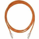 Ortronics Clarity CAT5E Modular Patch Cord, 7 ft, Orange