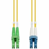 AddOn 0.5m ALC to LC Yellow OS2 Duplex OFNR (Riser-Rated) SMF Fiber Patch Cable