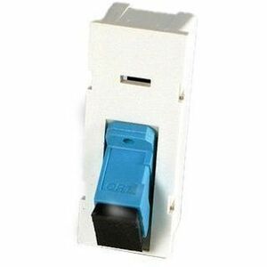 Ortronics Tracjack 1-SC Simplex, Singlemode Ceramic Adapter Blue, 45 Degree Exit, 2 Unit