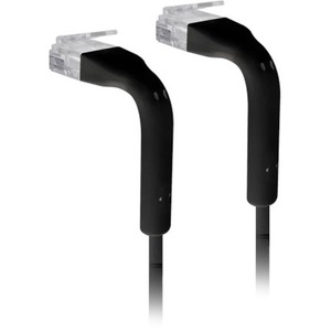 Ubiquiti Ethernet Patch Cable - 3.94" Category 6 Network Cable for Network Device - First End: 1 x RJ-45 Network - Male - Second End: 1 x RJ-45 Network - Male - Patch Cable - Black - 50 Pack