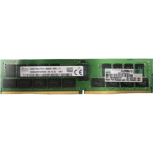HPE - Certified Genuine Parts 32GB DDR4 SDRAM Memory Module - For Server - 32 GB - DDR4-2666/PC4-21300 DDR4 SDRAM - 2666 MHz Dual-rank Memory - CL19 - 1.20 V - ECC - Registered - 288-pin - DIMM