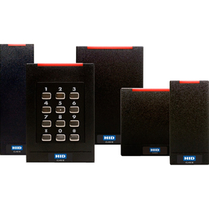 HID iCLASS SE R40 Smart Card Reader - Cable - 3.50" Operating Range - Black