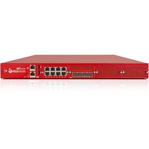 Trade up to WatchGuard Firebox M5600 with 3-yr Basic Security Suite - 8 Port - 10GBase-X 10 Gigabit Ethernet; 1000Base-T - RSA; AES (256-bit); DES; SHA-2; AES (192-bit); AES (128-bit); 3DES - 8 x RJ-45 - 6 - SFP+ - 4 x SFP+ - Rack-mountable
