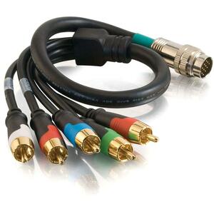 C2G 1.5ft RapidRun RCA Component Video + Stereo Audio Flying Lead