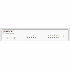 Fortinet FortiWifi FWF-50G-DSL Network Security/Firewall Appliance - Intrusion Prevention - 5 Port - 1000Base-T - Gigabit Ethernet - 5 Gbit/s Firewall Throughput - Wireless LAN IEEE 802.11 a/b/g/n/ac/ax - AES (256-bit), SHA-256, SSL, TLS 1.3 - 5 x RJ-45 - 1 Year FortiCare Premium support + FortiGuard Enterprise protection - 50 Hz, 60 Hz - Desktop, Compact, Wall Mountable, Rack-mountable