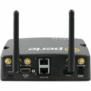 Perle IRG5521 Wi-Fi 5 IEEE 802.11ac 2 SIM Cellular, Ethernet Modem/Wireless Router - 4G - LTE 2100, LTE 1900, LTE 1800, LTE 850, LTE 2600, LTE 900, LTE 700, LTE 800, LTE 2300, WCDMA 2100, WCDMA 1900, ... - LTE Advanced, HSPA, HSPA+, DC-HSPA+, UMTS - Dual Band - 2.40 GHz ISM Band - 5 GHz UNII Band - 108.38 MB/s Wireless Speed - 2 x Network Port - USB - Gigabit Ethernet - VPN Supported - Panel-mountable, DIN Rail Mountable, Desktop, Wall Mountable