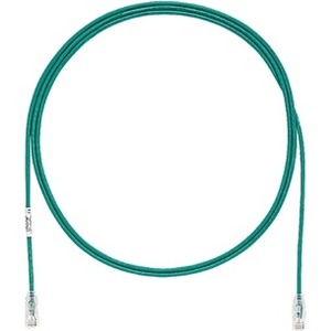 Panduit Cat.6 UTP Patch Network Cable - 6" Category 6 Network Cable for Network Device - First End: 1 x RJ-45 Network - Male - Second End: 1 x RJ-45 Network - Male - Patch Cable - Gold Plated Contact - 28 AWG - Green