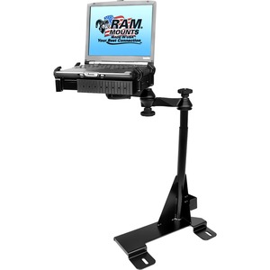 RAM Mounts No-Drill Vehicle Mount for Notebook, GPS - 17" Screen Support - Powder Coated Steel