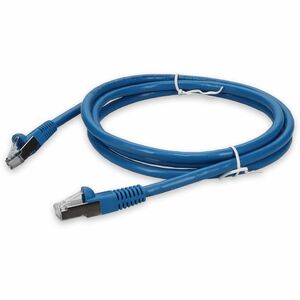 AddOn 5ft Blue CAT 7 Shielded (S/FTP) PVC Ethernet Cable Snagless Bubble Boot RJ-45 M/M - 5 ft Category 7 Network Cable for Patch Panel, Hub, Switch, Media Converter, Router, Network Device - First End: 1 x RJ-45 Network - Male - Second End: 1 x RJ-45 Network - Male - Patch Cable - Shielding - 24 AWG - Blue - 1.0
