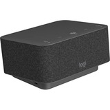 Logitech Logi Dock Docking Station - for Desktop PC, Tablet, Smartphone - 100 W - USB Type C - 2 Displays Supported - 4K - 3840 x 2160 - 5 x USB Ports - 3 x USB 3.1 Type-C Ports - 2 x USB Type-A Ports - USB Type-A - 4 x USB Type-C Ports - USB Type-C - 1 x HDMI Ports - HDMI - 1 x DisplayPorts - DisplayPort - Speakers - Wired/Wireless - Windows, macOS, ChromeOS, iOS, Android
